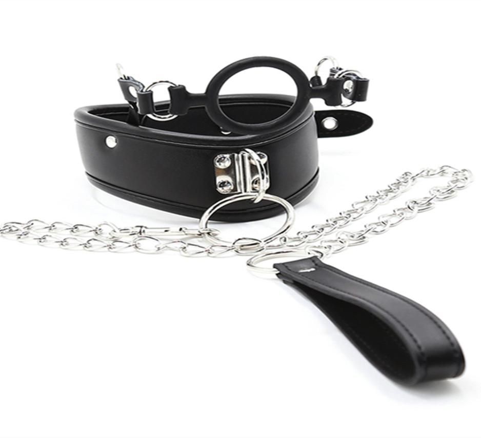 BDSM Open Mouth Plug Silicone Gag Leather Dog Collar Slave Bondage Belt Fetish Erotic Sex Products Adult Toys For Women And Men Ga3311026 From Dblt, $8.88 DHgate picture