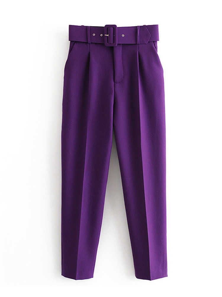 Фиолетовые брюки