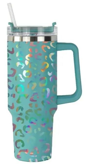 Holographic Teal With Logo