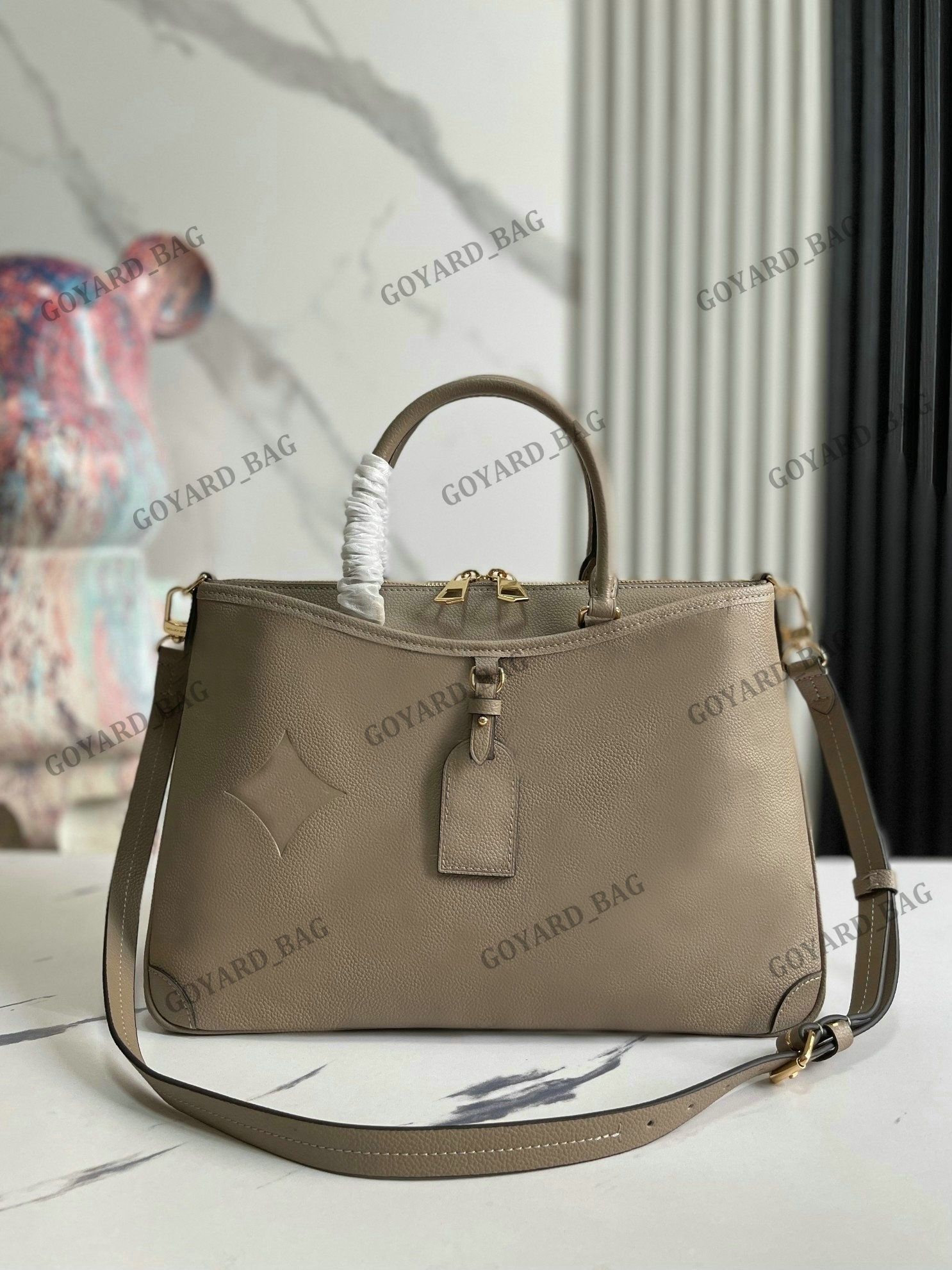 Louis Vuitton® Trianon MM Turtledove. Size in 2023  Women handbags,  Monogrammed leather, Functional bag