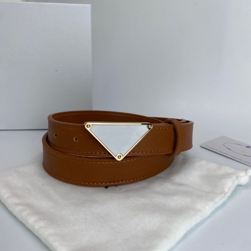 30MM*Brown*White Gold Buckle