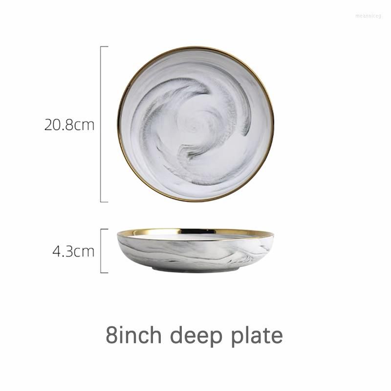 8inch deep plate