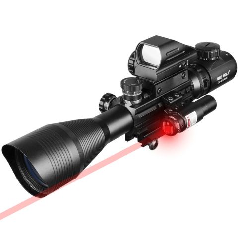 Ensemble laser rouge