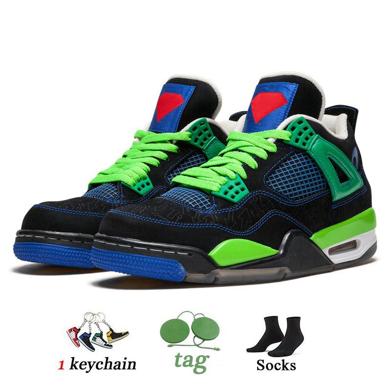 OG Jumpman 4 Pine Green Basketball Shoes Seafoam 4s Military Black Cat