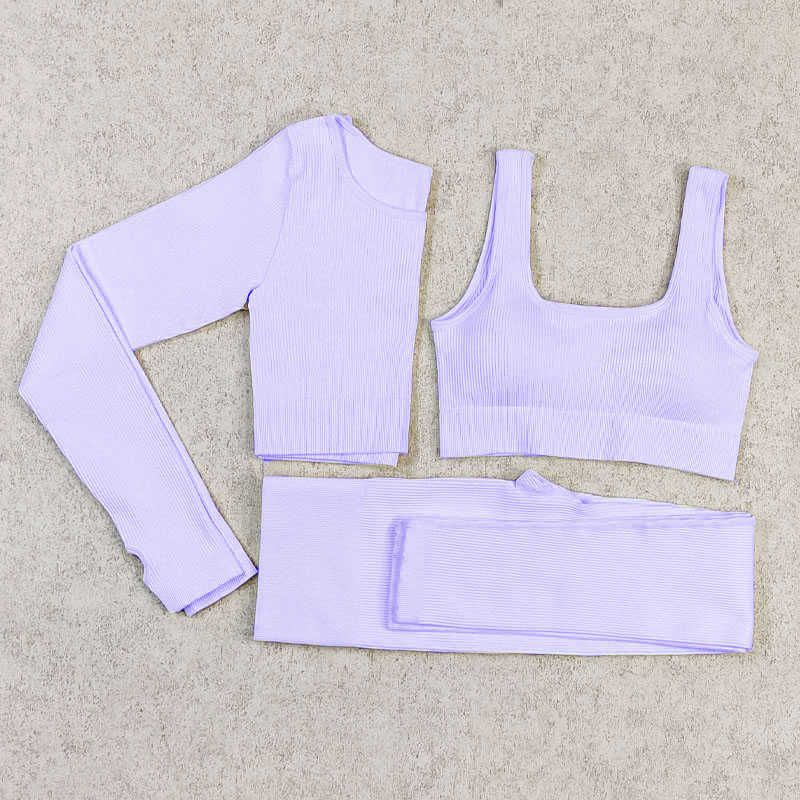 3pcs purple set