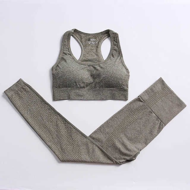 Set di 2 pc verdi khaki