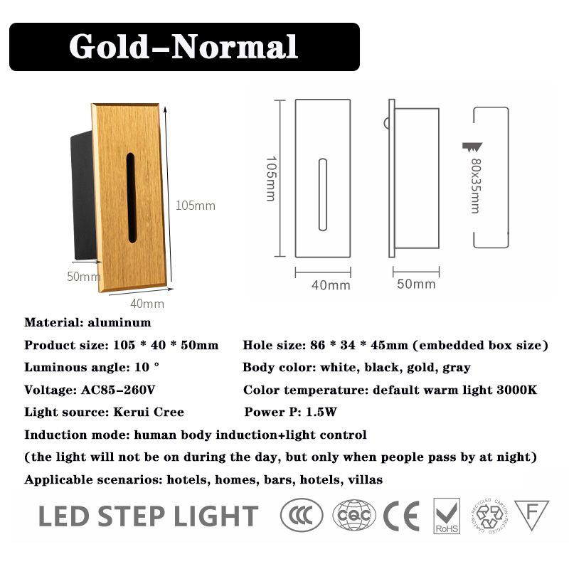 Gold Normal China 1,5W branco quente