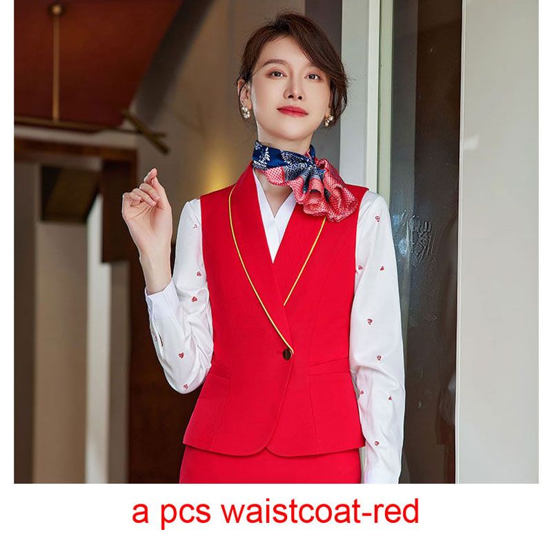 red waistcoat