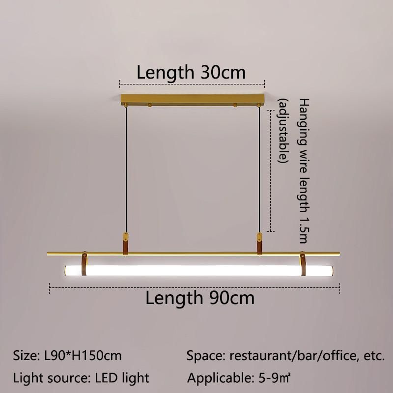 Longueur 90cm lumière chaude pas à distance