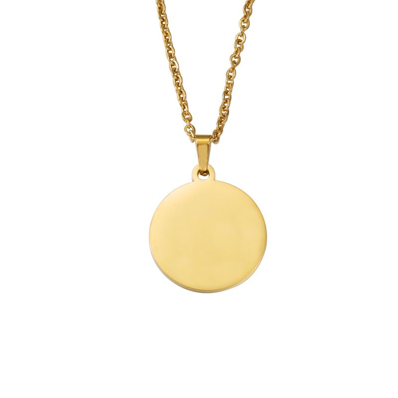 Gold Color 10mm round disc China 45cm