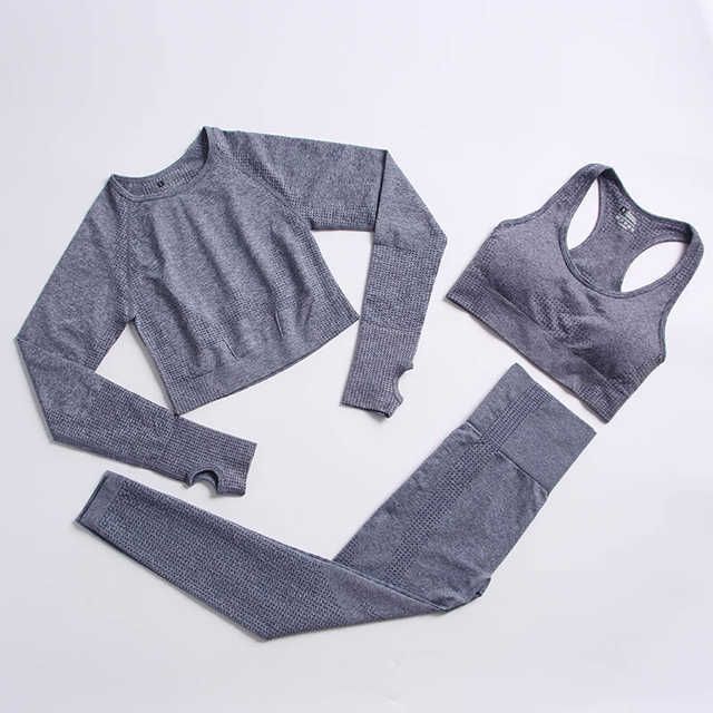 set 3pc blu grigio