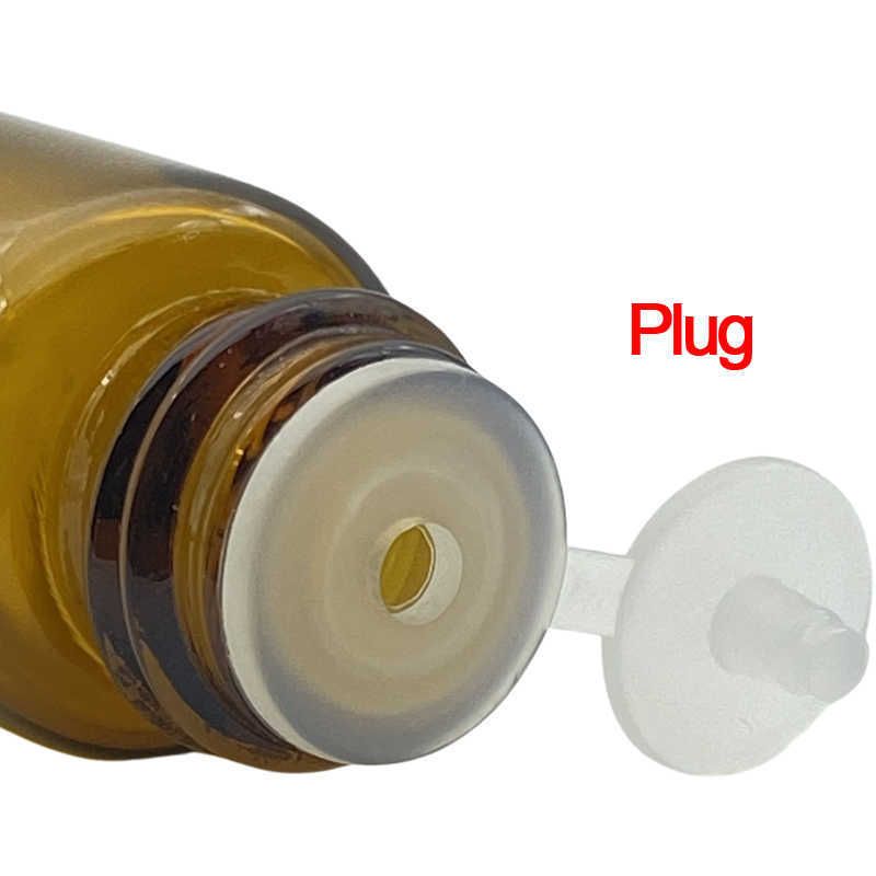 Plug Tip-1ML-Amber med mix cap