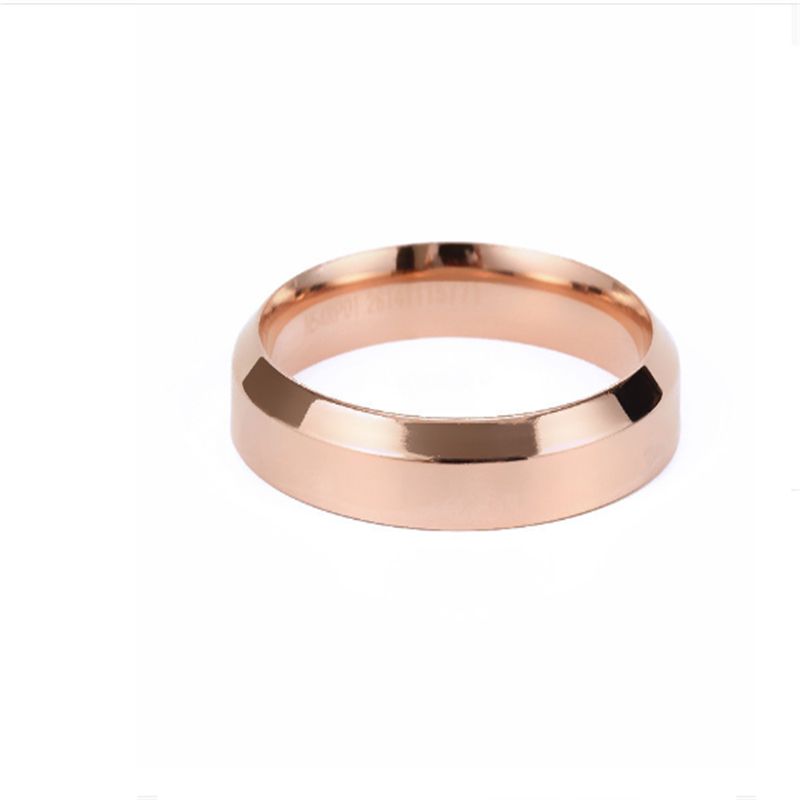 Narrow rose gold