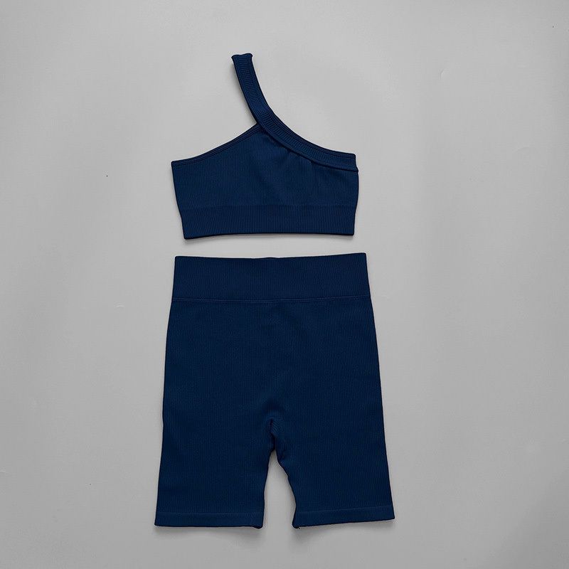 dark blue short set