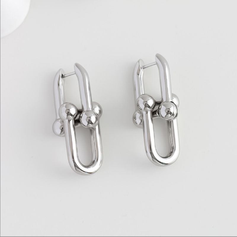 Silver Stud Earrings 2--with logo