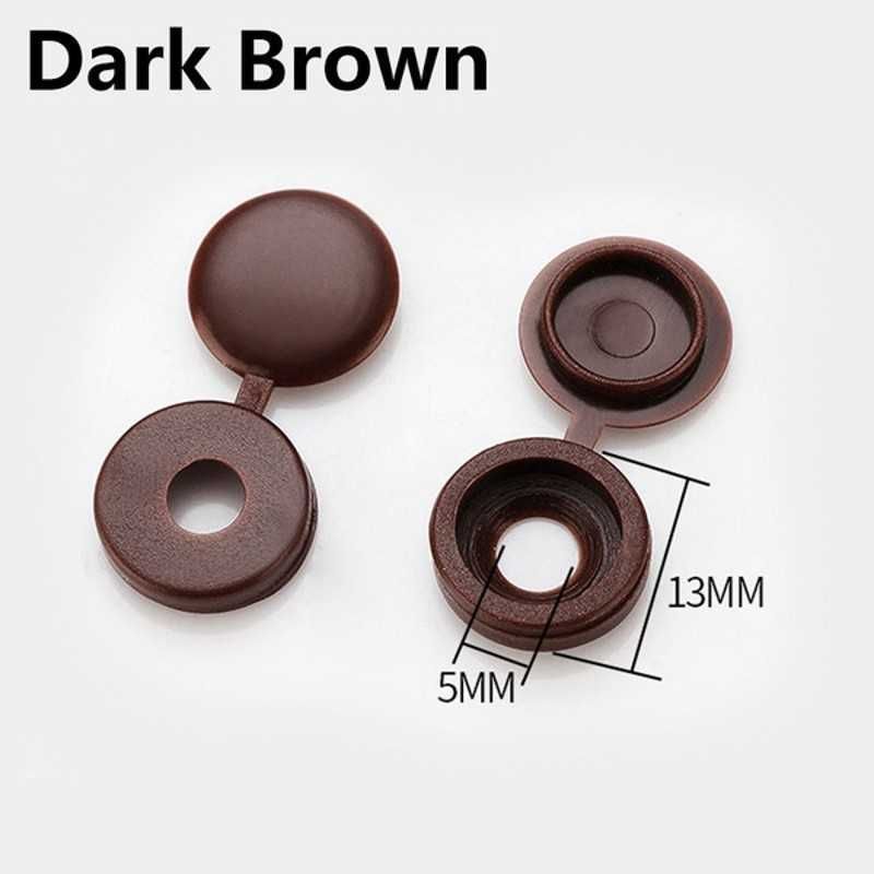 100pcs Dark Brown