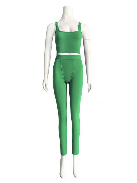 Leggings verdes Conjunto