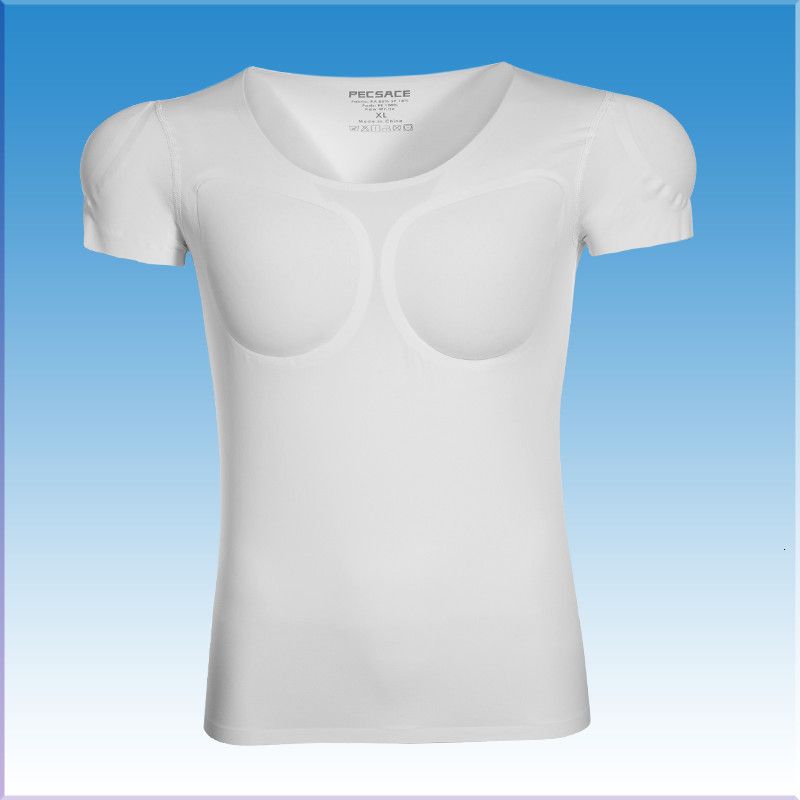 shoulder chest white