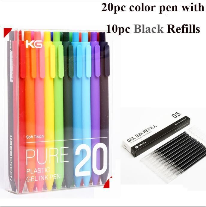 20 pen med svart bläck