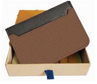 Porte-cartes grille marron