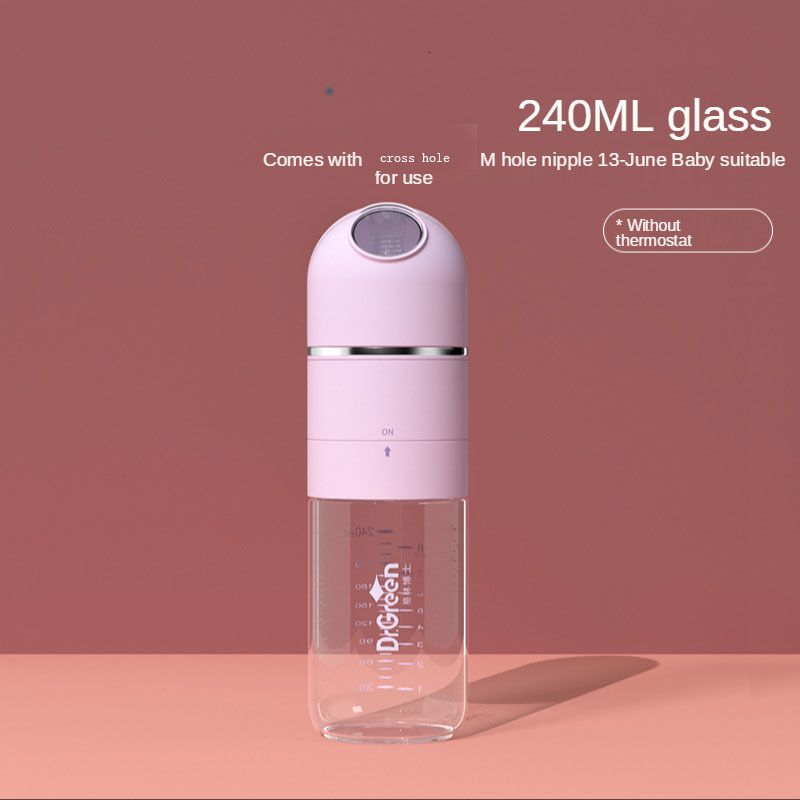 240ml en verre rose