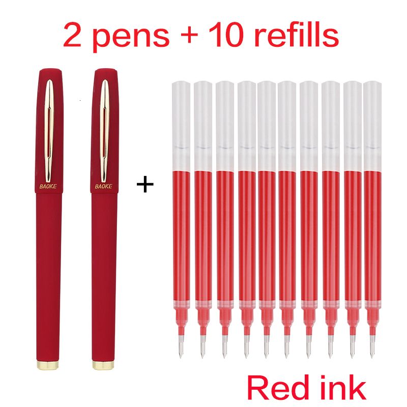 2pens 10refill Red