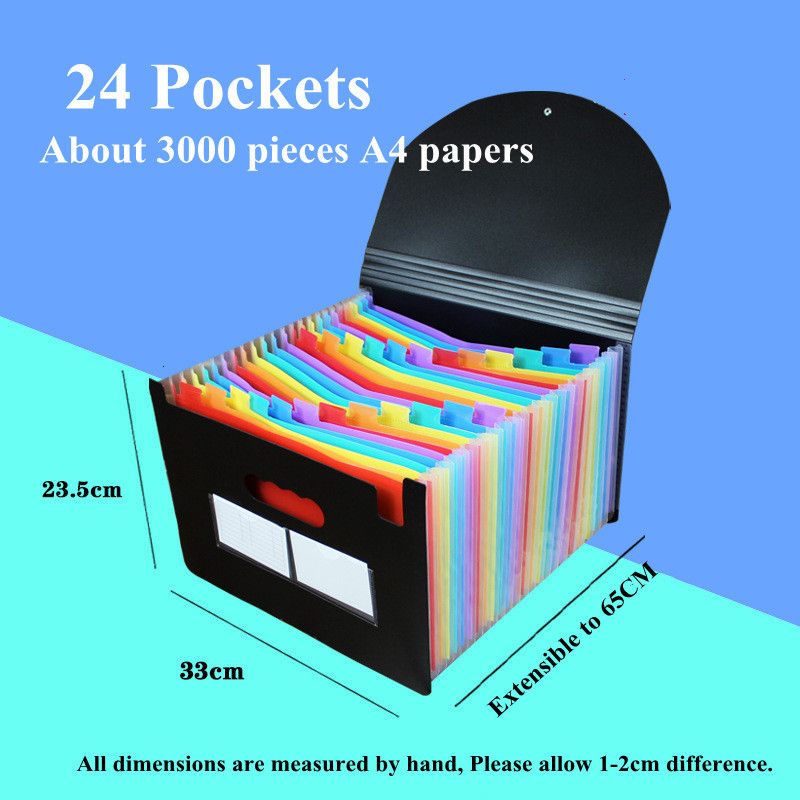 24 Pockets Colorful