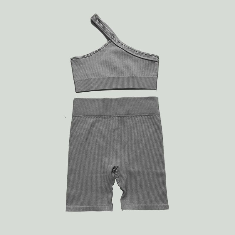 grey short set