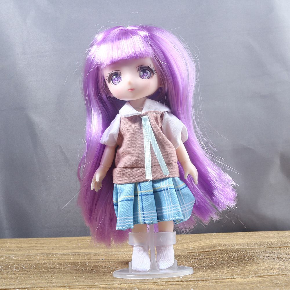 Purple-Doll And Clothes