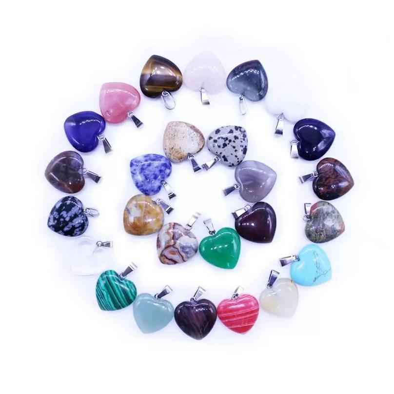 Only Heart Stone Pendant