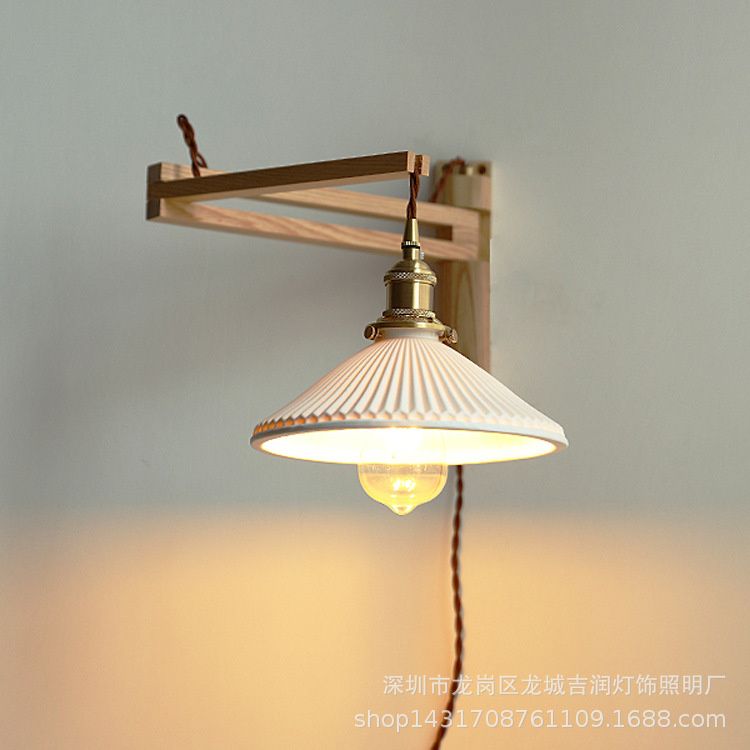 Tipo de plugue de madeira de cinzas de lâmpadas Edison LED