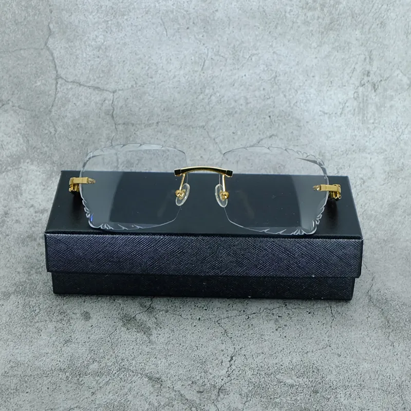 marble gold clear lens