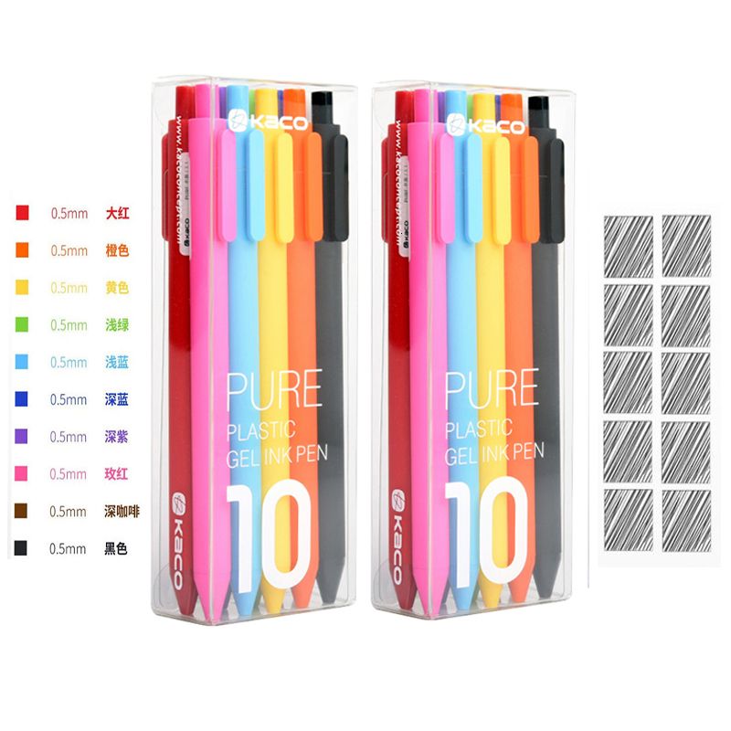 10Black10Color Pen