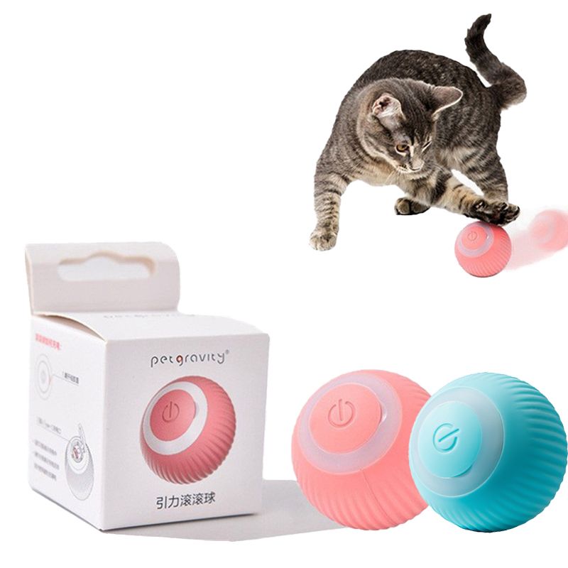 Brinquedo Giratório 360 Graus Para Gatos, Treinamento Interativo