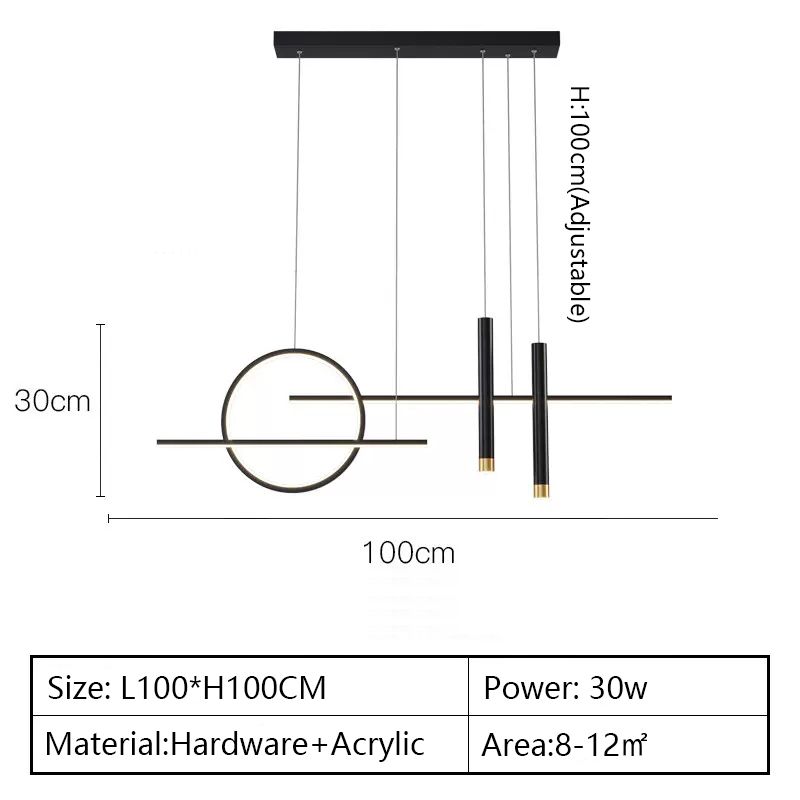 Dimming remoto L100cm nero