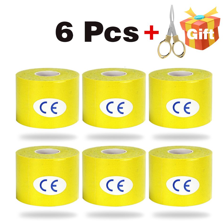 6 pieces yellow