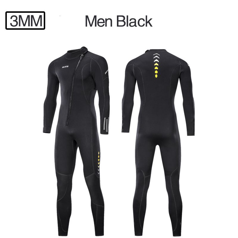 Men Wetsuit Black-M
