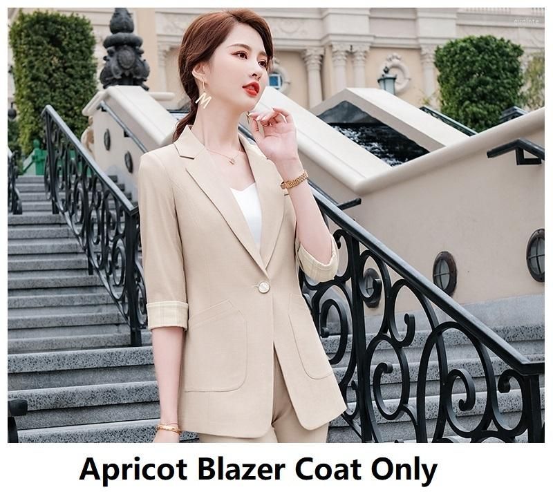 Apricot Blazer Coat