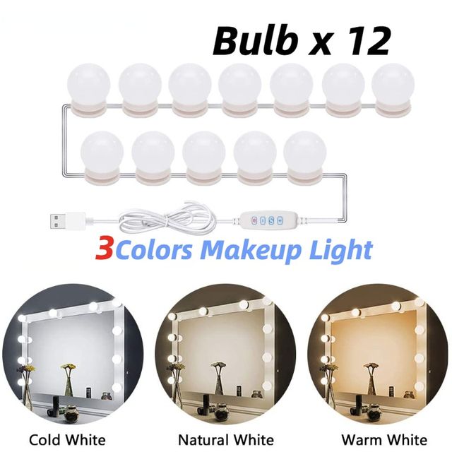 3 cores 14 lâmpadas