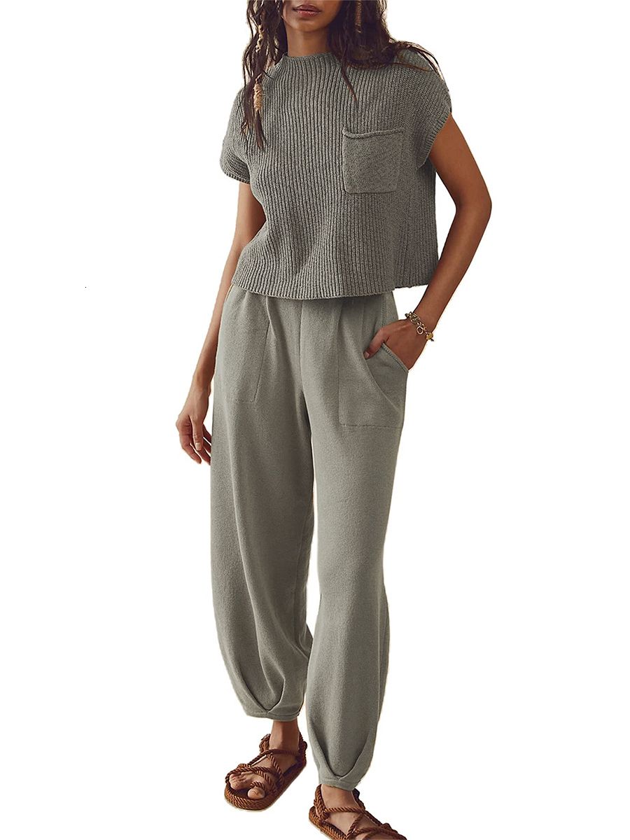 pant sets gray