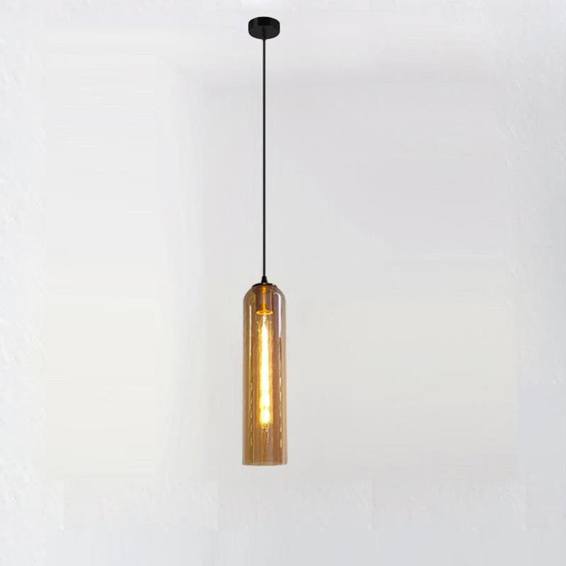 Âmbar D10cm H40cm Fio 100cm Luz