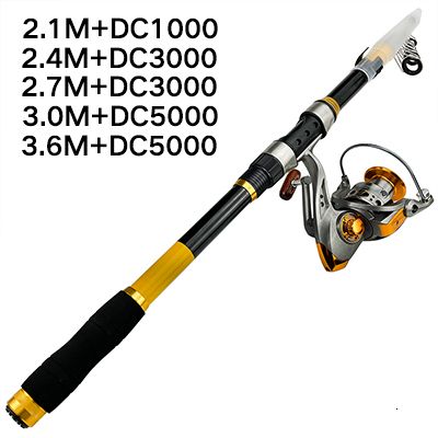 Yellow Rod with Reel-2.7 m