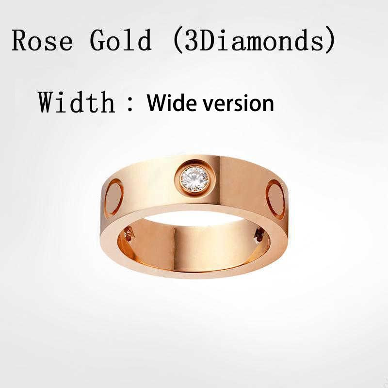Rose gold + diamond set