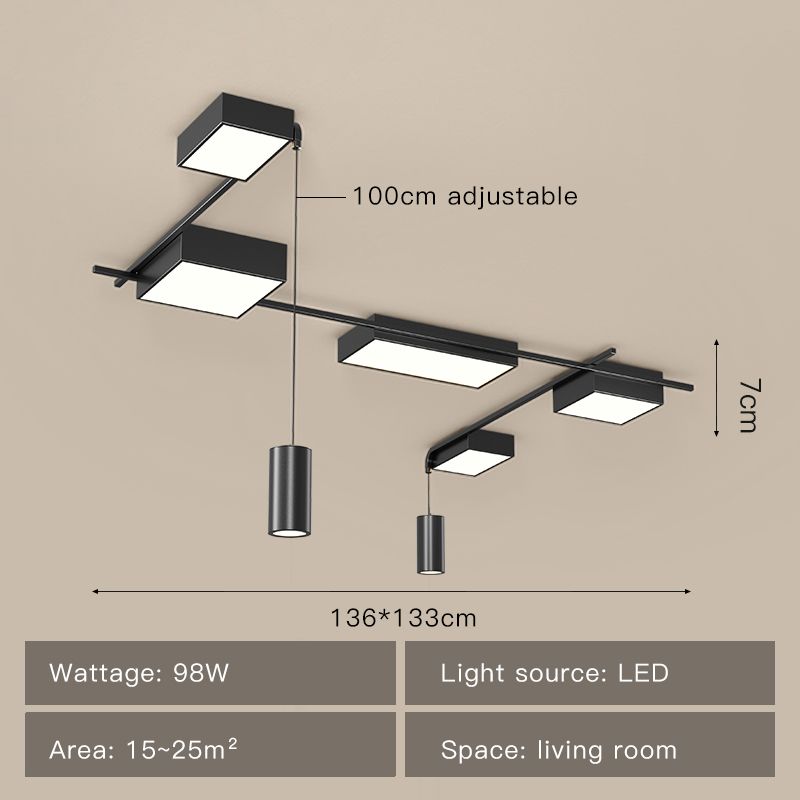 L136cm 113cm Branco Quente (3000K)