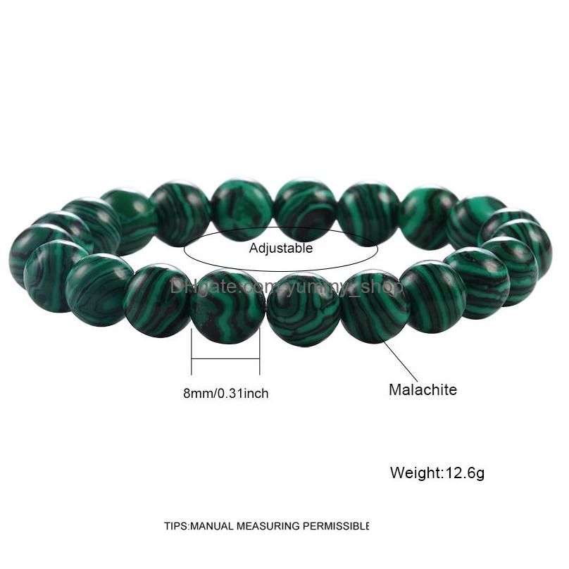 Malachite da 8 mm