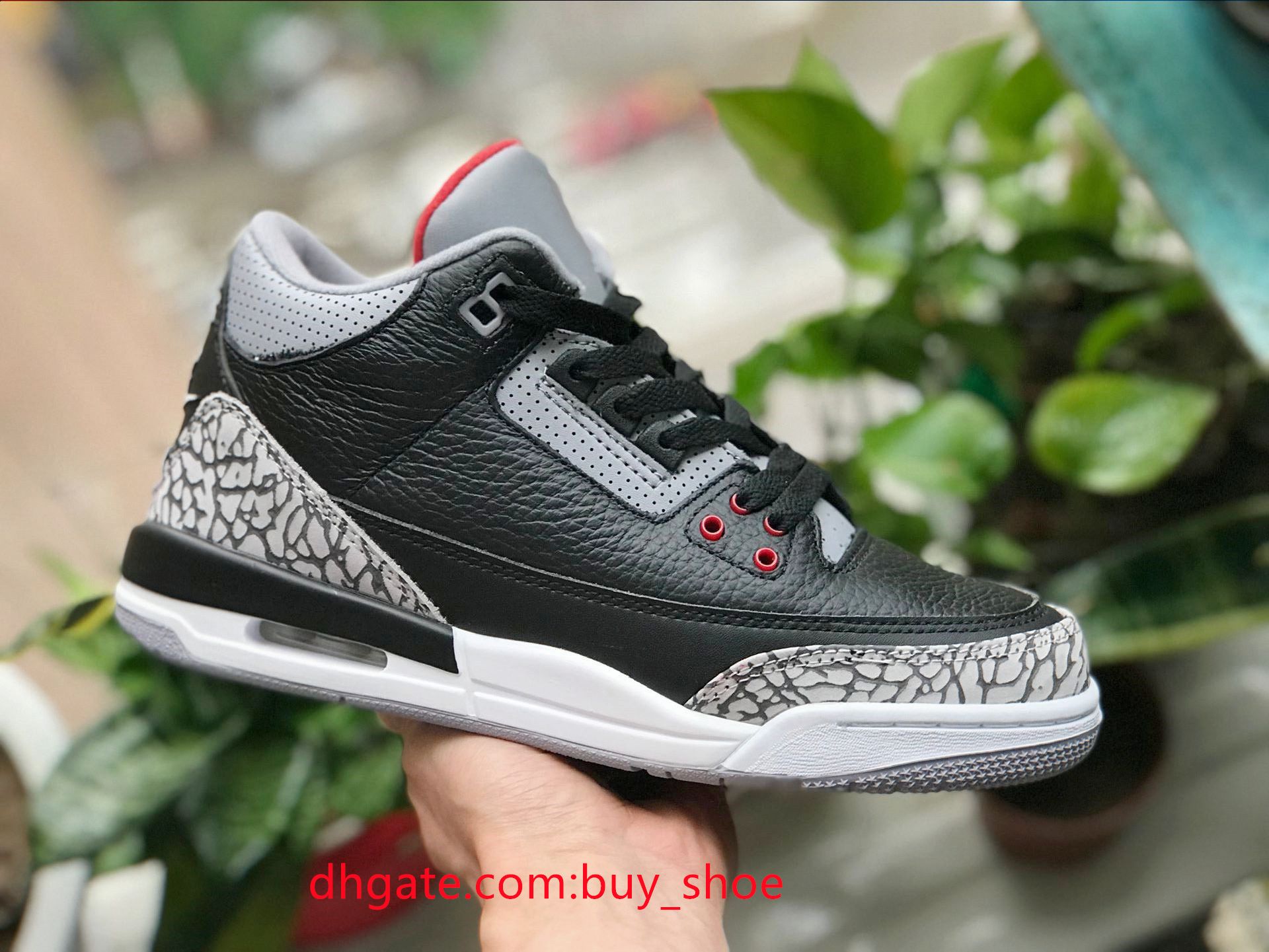 Best Air Jordan 3 Black Cement on DHgate, Fit and On Feet 