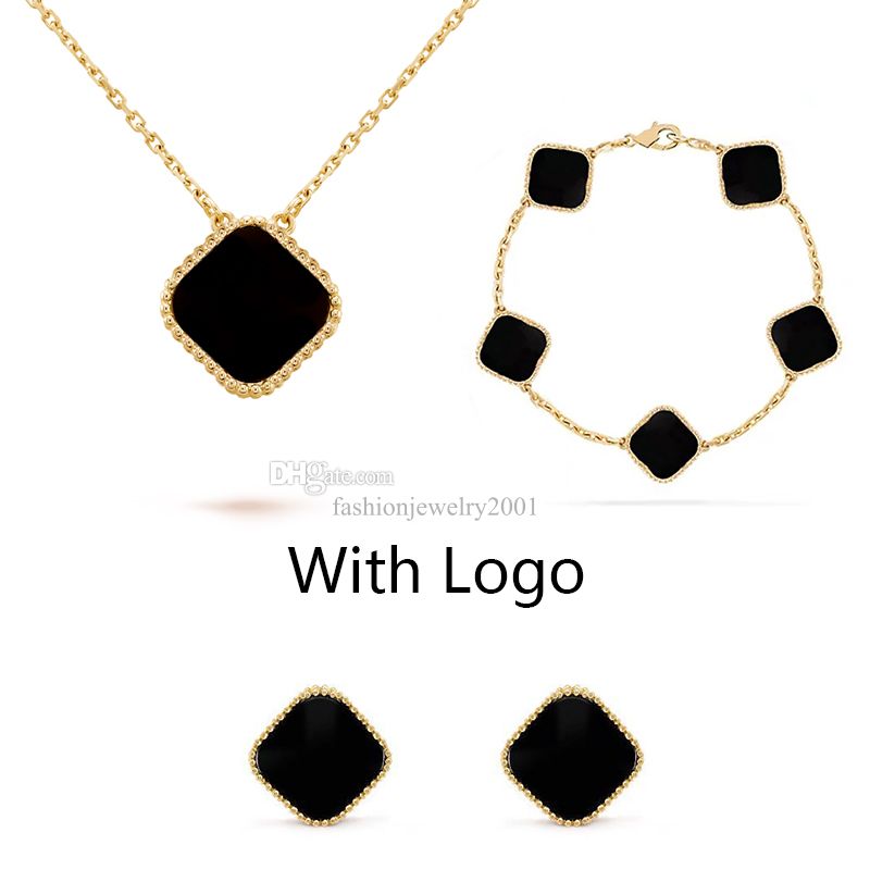 gold onyx set