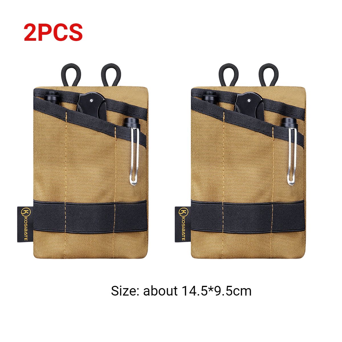 2PCS EDC torebka