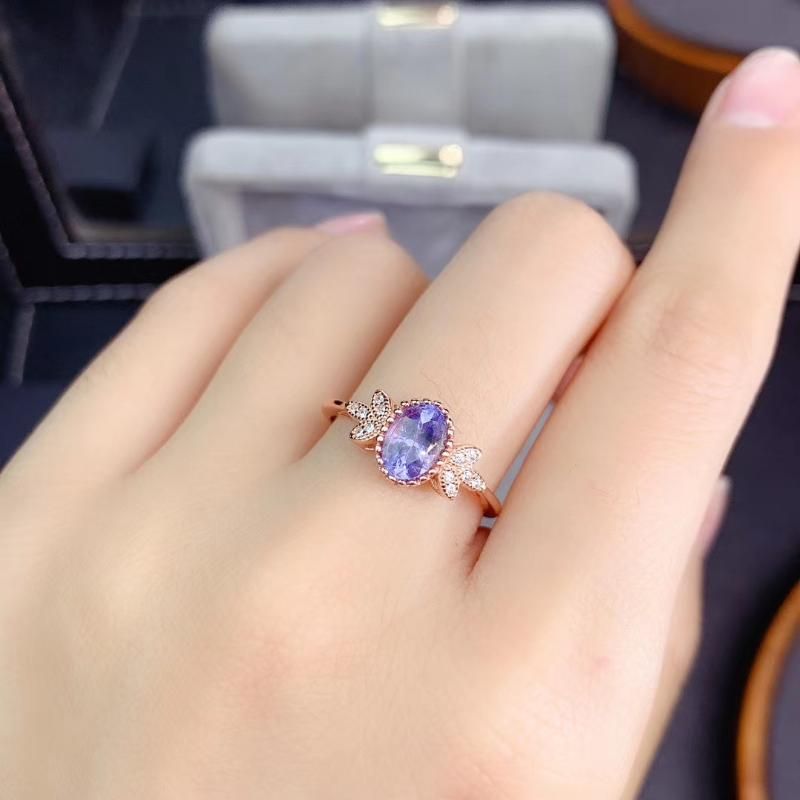 Kina Blue Rose Gold Color