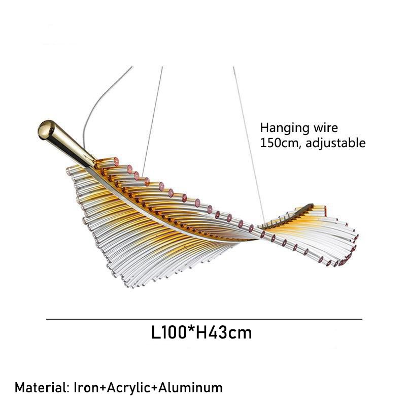 L100cm x B43cm weißes Licht